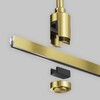 Миниатюра фото крепление потолочное с вводом питания для шинопровода maytoni flarity tra158c-bl1-bs | 220svet.ru