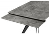 Миниатюра фото керамический стол раскладной 160(220)х89 woodville дарвин серый мрамор baolai / черный 625985 | 220svet.ru