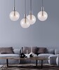 Миниатюра фото подвесной светильник lumina deco ldp 1212-250 gy+chr | 220svet.ru