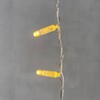 Миниатюра фото гирлянда бахрома с колпачком 4,9 x 0,5 м тепло-белая 220в, 195 led, провод прозрачный пвх, ip65 ltc pil200cap-10-2ww | 220svet.ru
