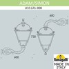 Миниатюра фото светильник уличный настенный fumagalli adam/simon u33.171.000.axh27 | 220svet.ru