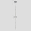 Миниатюра фото подвесной светильник crystal lux glass sp3w led chrome | 220svet.ru