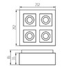 Миниатюра фото точечный светильник kanlux stobi 26836 | 220svet.ru
