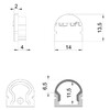 Миниатюра фото заглушка deko-light end cap r-au-01-08 set 2 pcs 979581 | 220svet.ru