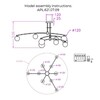 Миниатюра фото потолочная люстра aployt ewelina apl.621.07.09 | 220svet.ru