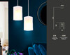 Миниатюра фото подвесной светильник ambrella light traditional tr3680 | 220svet.ru