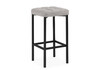 Миниатюра фото барный стул woodville лофт серый (катания сильвер) / черный 670075 | 220svet.ru