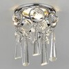 Миниатюра фото встраиваемый светильник ambrella light crystal k2222 ch/cl | 220svet.ru