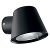 Миниатюра фото уличный настенный светильник ideal lux gas ap1 nero | 220svet.ru