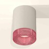 Миниатюра фото комплект накладного светильника ambrella light techno spot xs7423003 sgr/pi серый песок/розовый (c7423, n7193) | 220svet.ru
