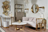Миниатюра фото стол журнальный garda decor 33fs-ct2029-bbs | 220svet.ru