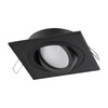 Миниатюра фото встраиваемый светильник поворотный novotech morus 371020 черный | 220svet.ru