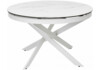 Миниатюра фото керамический стол расклладной woodville trento 120 high gloss statuario белый мрамор глянцевый керамика / белый каркас 368774 | 220svet.ru