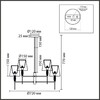 Миниатюра фото потолочная люстра на штанге lumion karmen 8279/6 хром | 220svet.ru
