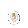Миниатюра фото подвесной светильник delight collection p60669-1 gold/clear | 220svet.ru