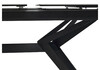 Миниатюра фото стеклянный стол раскладной woodville urbino 180 керамика matte statuario белый мрамор матовый / черный 539687 | 220svet.ru