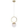Миниатюра фото подвесной светильник crystal lux carolina sp1 v1 brass | 220svet.ru
