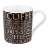 Миниатюра фото кружка "100 % кофе" черная koenitz | 220svet.ru