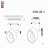 Миниатюра фото трековый светодиодный светильник st luce st652.446.12 | 220svet.ru