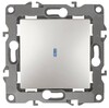 Миниатюра фото выключатель одноклавишный с подсветкой эра 12 10ax 250v 12-1102-15 б0019427 | 220svet.ru