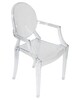 Миниатюра фото стул обеденный набор 4шт dobrin louis ghost lmzl-рс801-n_p-clean-11493 | 220svet.ru