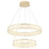 Миниатюра фото подвесной светодиодный светильник crystal lux musika sp100w led gold | 220svet.ru