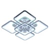 Миниатюра фото потолочная светодиодная люстра profit light 8057/4+1 chr | 220svet.ru