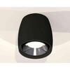Миниатюра фото комплект накладного светильника ambrella light techno spot xs1142003 sbk/psl черный песок/серебро полированное (c1142, n7032) | 220svet.ru