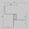 Миниатюра фото алюминиевый профиль встраиваемый скрытого монтажа maytoni 636024 | 220svet.ru