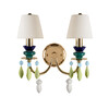 Миниатюра фото настенный светильник loft it grace 10203/2w green | 220svet.ru