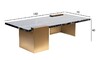 Миниатюра фото стол журнальный garda decor 33fs-ct1470-bbs | 220svet.ru