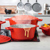 Миниатюра фото форма для запекания из литого аллюминия red 2,5 л mc kitchen craft | 220svet.ru