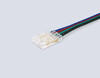 Миниатюра фото соединитель гибкий односторонний cob rgb 12/24v для лент 10mm ambrella light illumination gs7411 | 220svet.ru