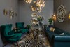 Миниатюра фото стол журнальный стекло garda decor 13rxfs5080m-gold | 220svet.ru