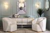 Миниатюра фото кресло кремовый garda decor 102an-kres-8411-kre | 220svet.ru