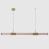 Миниатюра фото подвесной светильник crystal lux lineup sp24w led brass | 220svet.ru