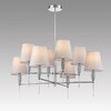 Миниатюра фото потолочная люстра на штанге lumion karmen 8279/8 хром | 220svet.ru