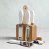 Миниатюра фото набор ножей для сыра (ножи 4 шт., подставка для ножей 1 шт.) kitchen craft | 220svet.ru