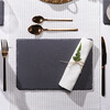 Миниатюра фото набор из 4-х подставок 30х20 см сланцево-серые kitchen craft | 220svet.ru