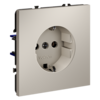 Миниатюра фото розетка встраиваемая с заземлением 16а voltum s70 vls040103 (кашемир) | 220svet.ru