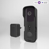 Миниатюра фото умный видеозвонок elektrostandard wi-fi 76105/00 черный | 220svet.ru