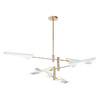 Миниатюра фото потолочная люстра на штанге inodesign beam white 54.326 | 220svet.ru