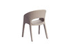 Миниатюра фото стул обеденный экокожа бежевый garda decor 160kd-80200 | 220svet.ru