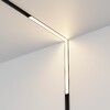 Миниатюра фото трековый магнитный угловой  светодиодный светильник maytoni basis tr102-24w-ds-b | 220svet.ru