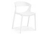 Миниатюра фото пластиковый стул woodville градно 4 шт белый 589902 | 220svet.ru