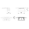 Миниатюра фото заглушка deko-light end cap p-et-01-08 set 2 pcs 978081 | 220svet.ru