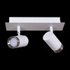 Миниатюра фото спот reluce 84281-9.5-002rt led2*5w wt+sn | 220svet.ru