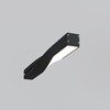 Миниатюра фото радиусный профиль левый черный maytoni led strip alm-3535r-b-tl-90°-0.4m | 220svet.ru