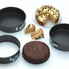 Миниатюра фото набор из 3-х форм для выпекания серебристый kc kitchen craft | 220svet.ru