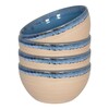 Миниатюра фото набор из 4 мисок "голубой песок" waechtersbach | 220svet.ru